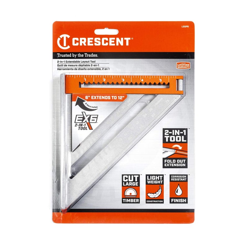 Crescent أداة تخطيط قابلة للتمديد 2 في 1 من كريسنت EX6 - LSSP6 - Image 2